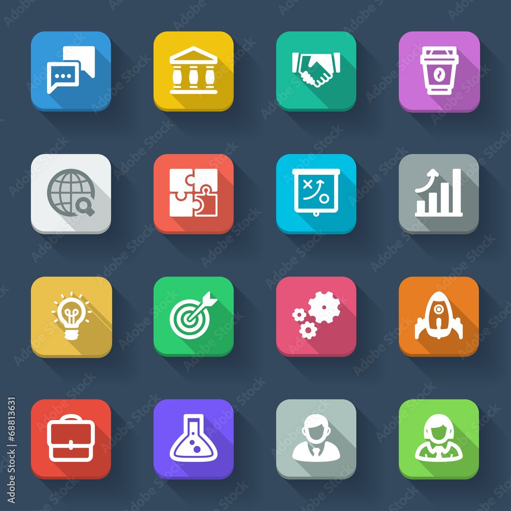 Start up. Flat icons about business Start up. Flat icons about business