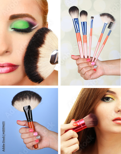 Make-up collage