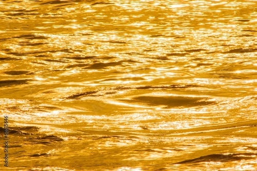 water texture steel sunset orange
