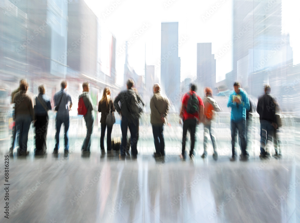 group of people in the lobby business center group of people in the lobby business center