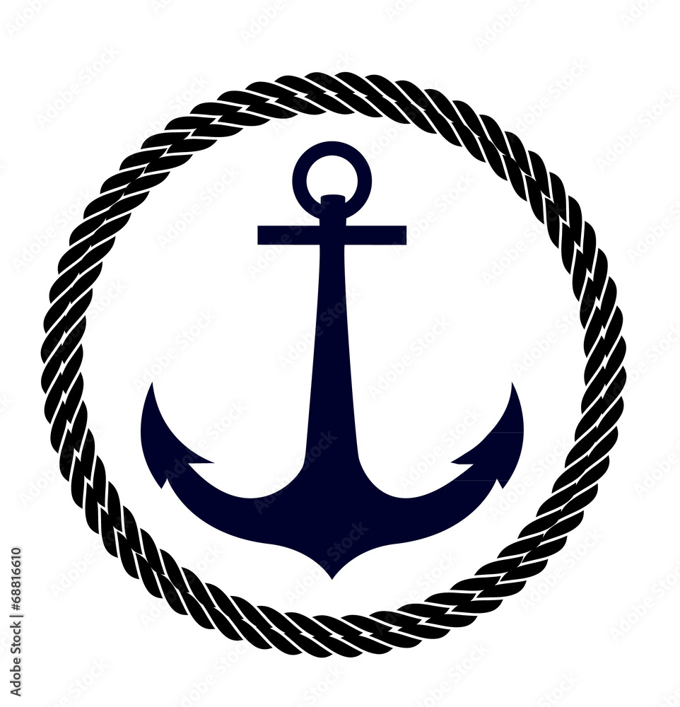 Obraz premium The Icon of anchor