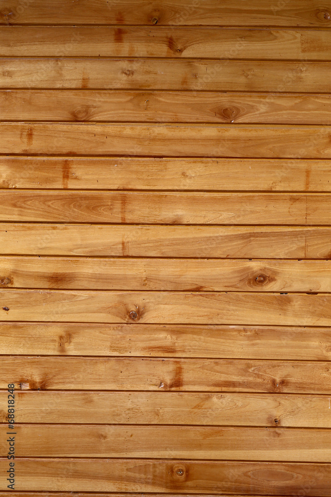 Fototapeta premium Brown wood plank wall texture.