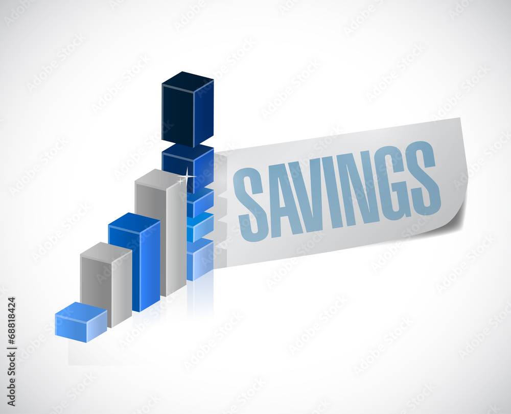 business graph savings sign illustration design business graph savings sign illustration design
