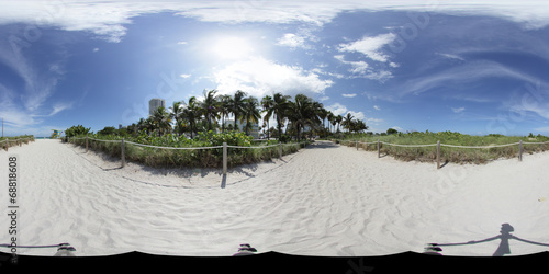 Spherical panoramic Miami Beach