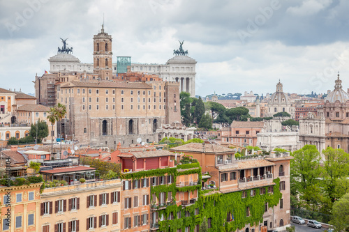 Rome : monument Victor Emmanuele II depuis le Palatino