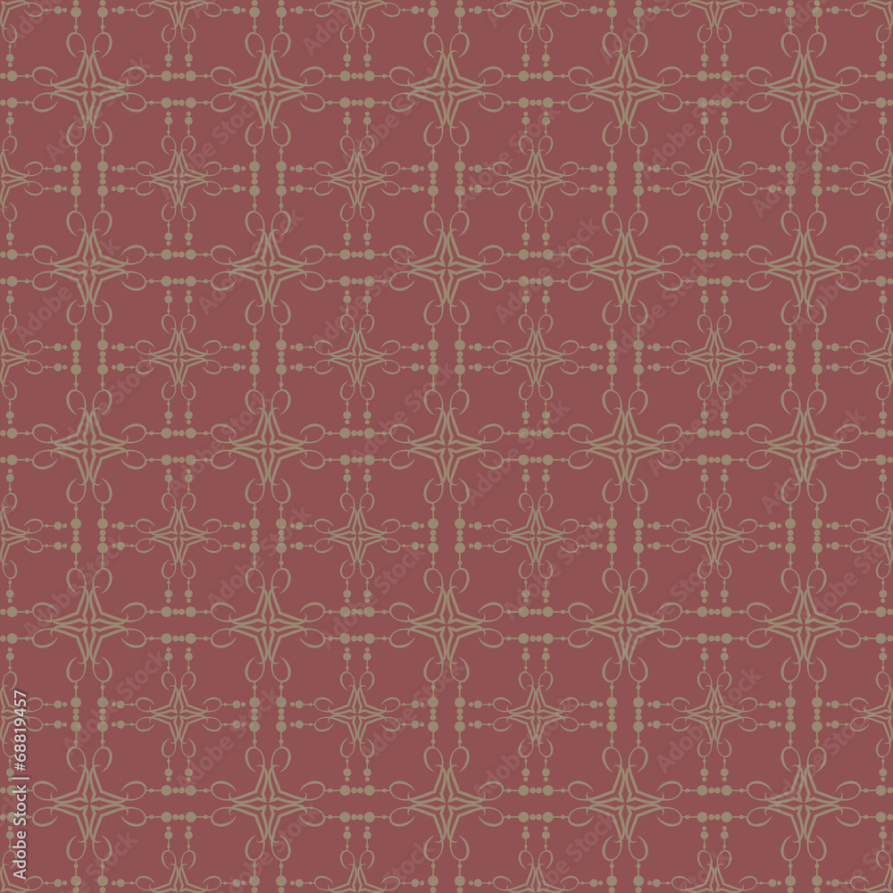 Fototapeta premium Seamless damask decorative wallpaper