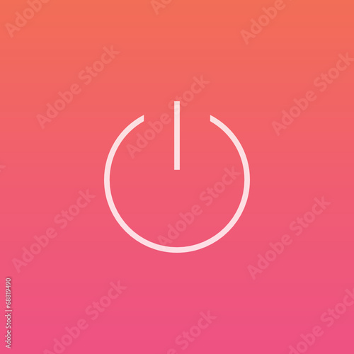 Power button - Finely crafted line icons