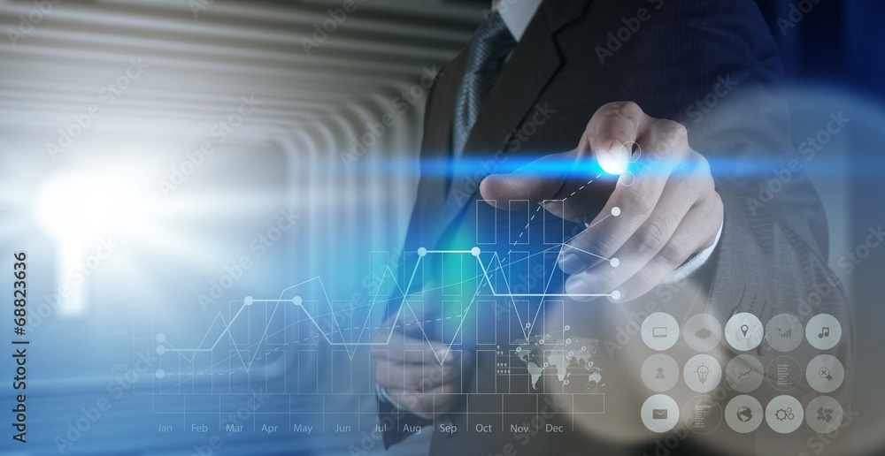 businessman hand working with new modern computer and business s businessman hand working with new modern computer and business s