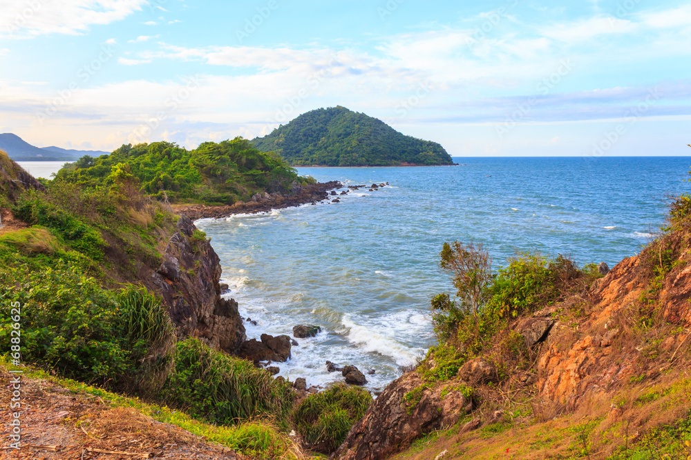 sea at Khung Viman bay ,Chanthaburi 