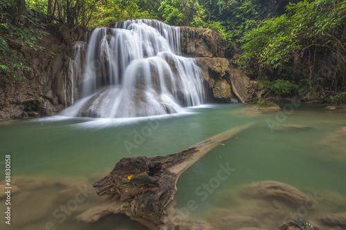 Huay Mae Kamin Waterfall in Kanchanaburi province  Thailand