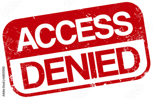 access denied stamp