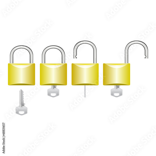 Process to open a lock