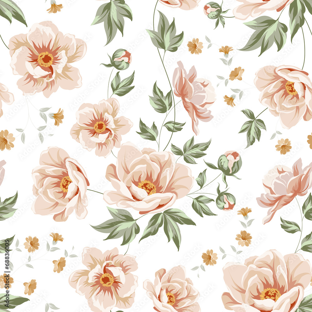 Flower samless pattern. Flower samless pattern.