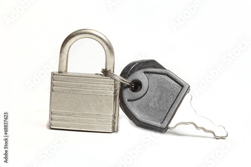 tiny lock with two keys