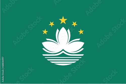 Illustration of the flag of Macau