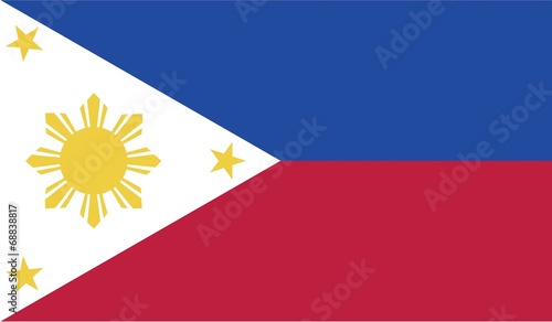 Illustration of the flag of Philippines