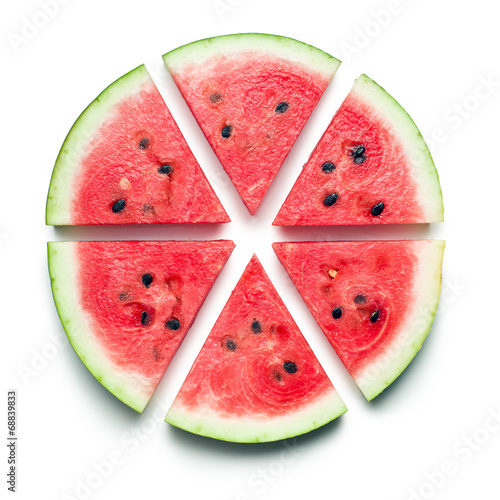 sliced watermelon photo