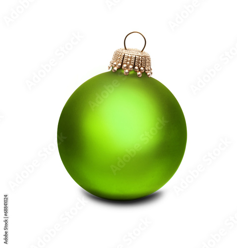 Grüne Weihnachtskugel