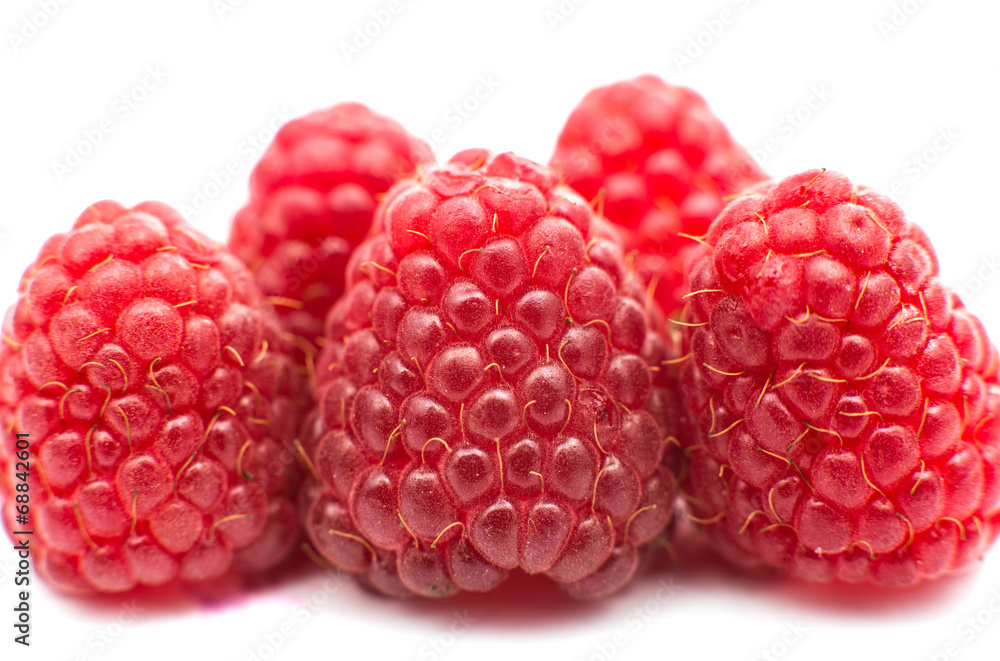 raspberries isolated raspberries isolated