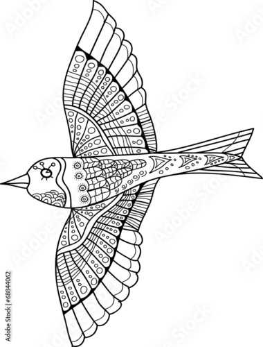 Abstract Bird Fly
