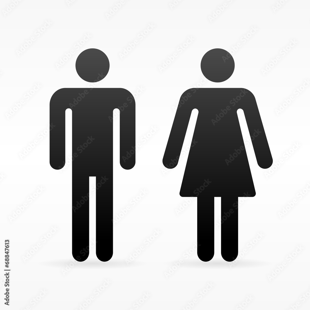 Female and Male symbol Female and Male symbol