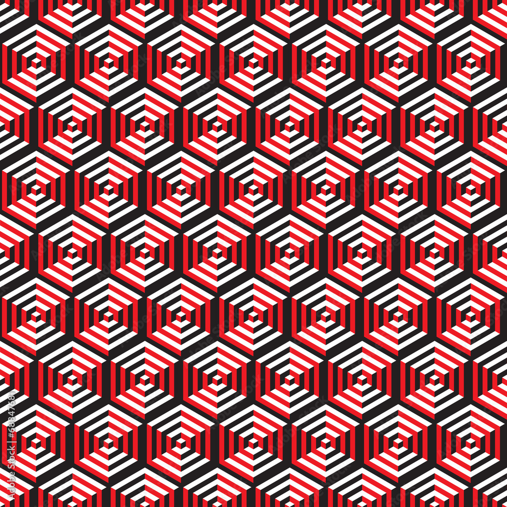 Seamless Abstract Optical Illusion Pattern Seamless Abstract Optical Illusion Pattern