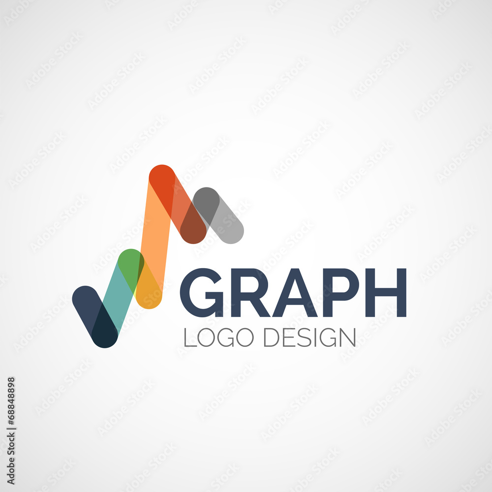 Vector abstract logo design