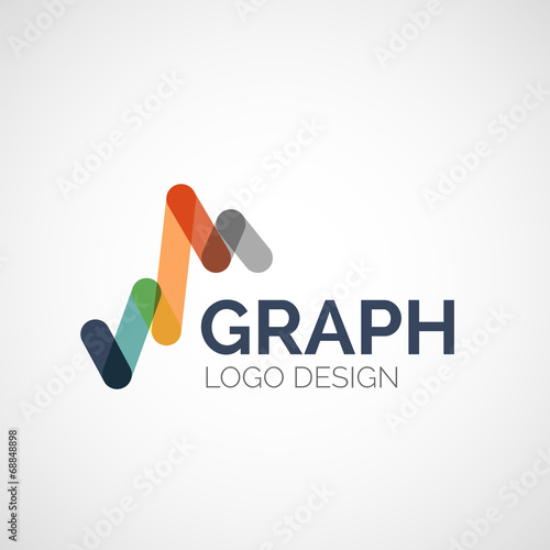 Vector abstract logo design