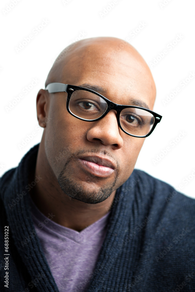 Serious Man with Glasses Serious Man with Glasses
