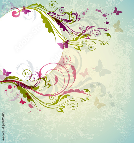 Abstract floral background