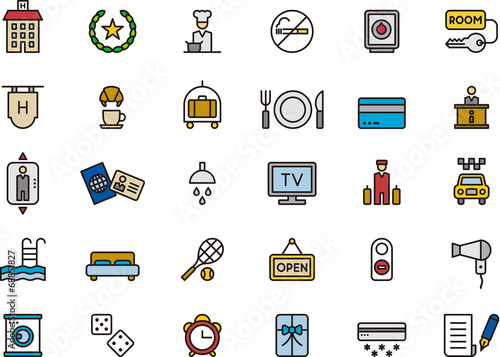 Hotel icons