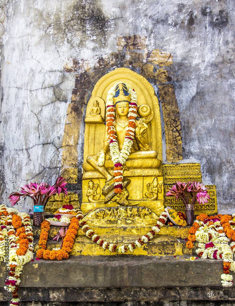 Obraz premium buddha statue with decoration