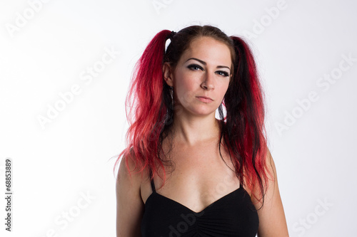 Wallpaper Mural Punk girl with red hair Torontodigital.ca