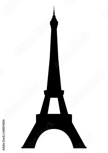 Eiffel tower in Paris. Vector EPS10.