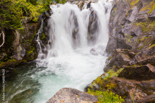 Waterfall on the Paradise River, Mt. Rainier National Park