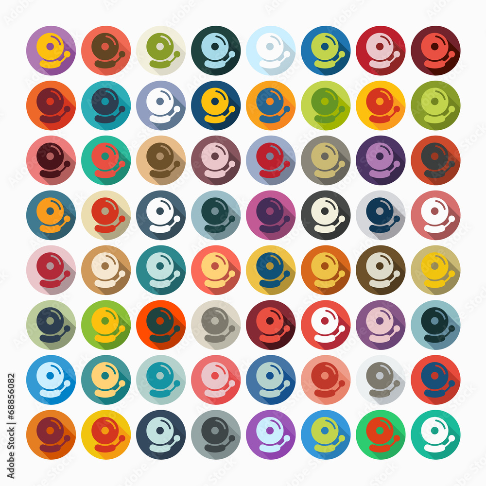 Flat design: bell Flat design: bell
