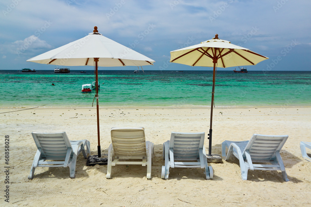 Sea,sand and sun on holiday at Lipe island,Thailand