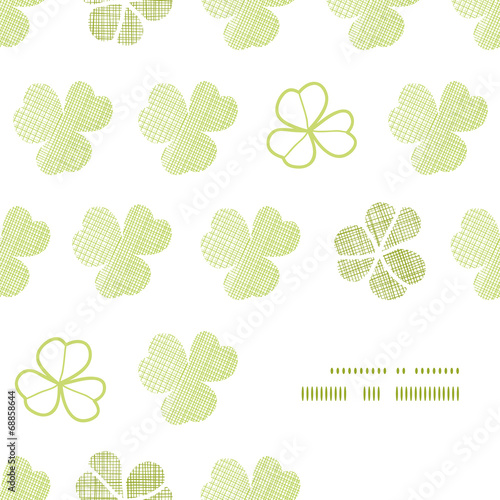 clover geometric textile textured frame corner pattern
