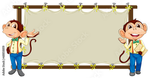 Monkey banner