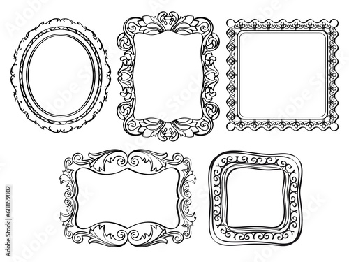 Elegant Ornate frames
