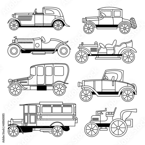 Transportation Vehicle （Antique Cars)