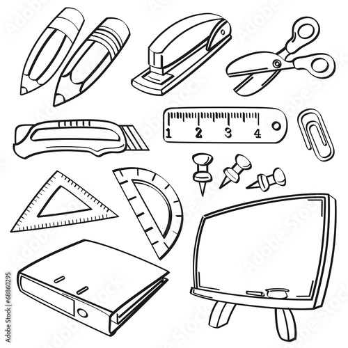 School stationery collection