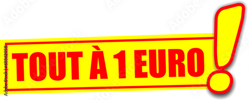 étiquette tout à 1 euro