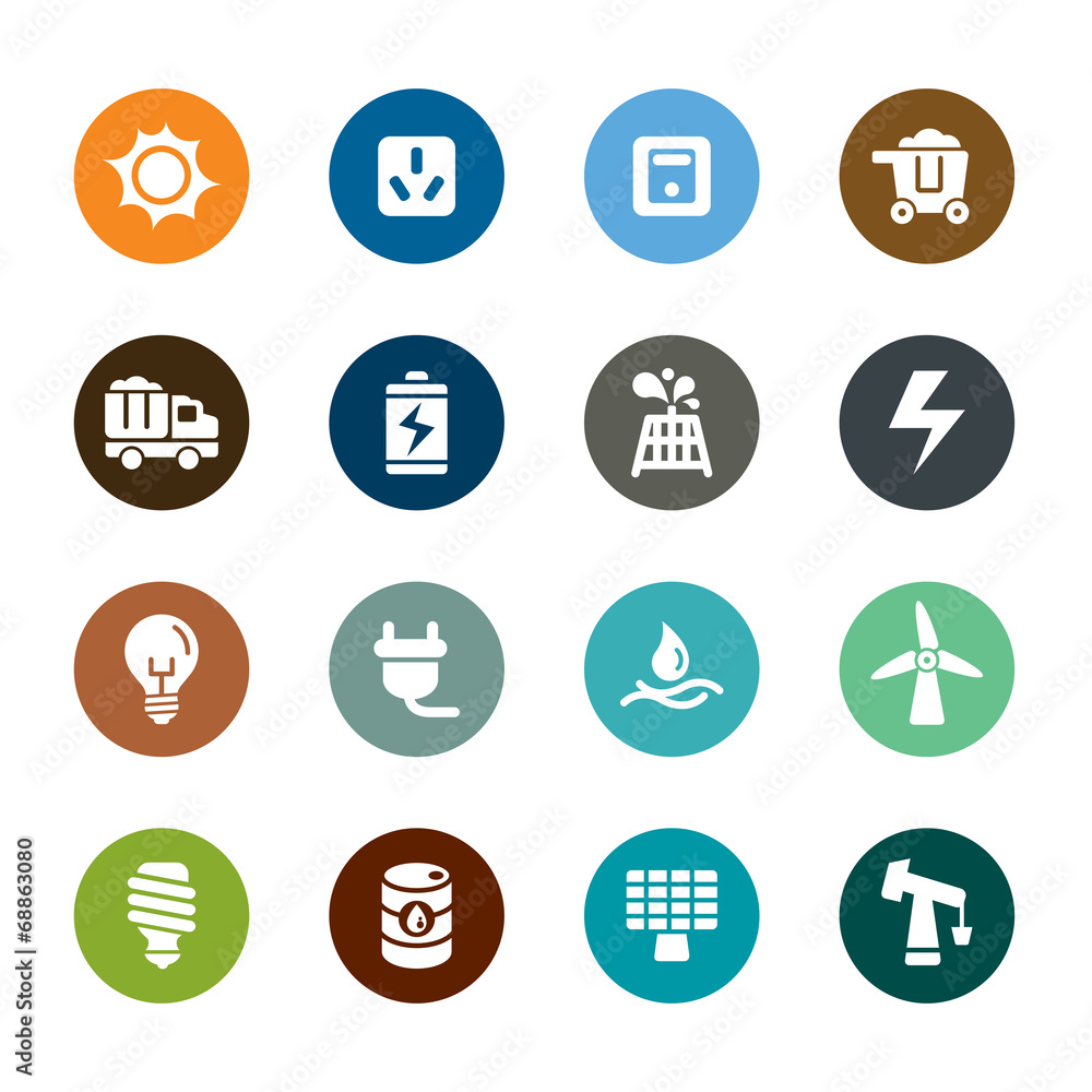 Energy Color Icons Energy Color Icons