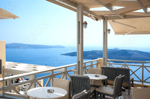 Cafe in Santorini © AKS