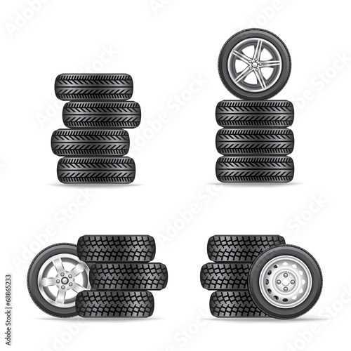 set of tires for cars