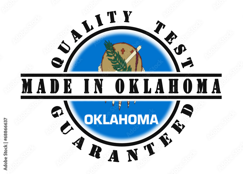 Obraz premium Quality test guaranteed stamp