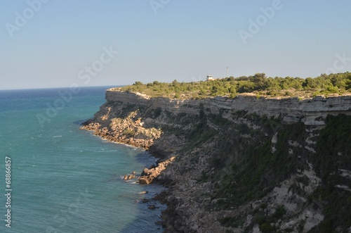 Steilklippe bei La Franqui/Frankreich