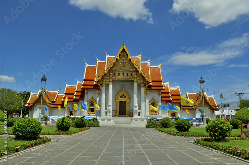 Wat Benchamabophit,The Marble Temple , Bangkok, Thailand