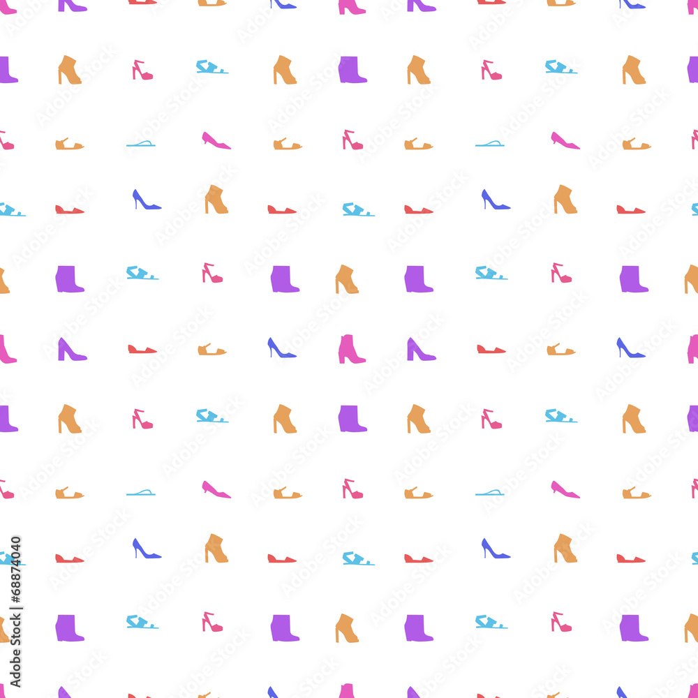 Vector background for women shoes Vector background for women shoes